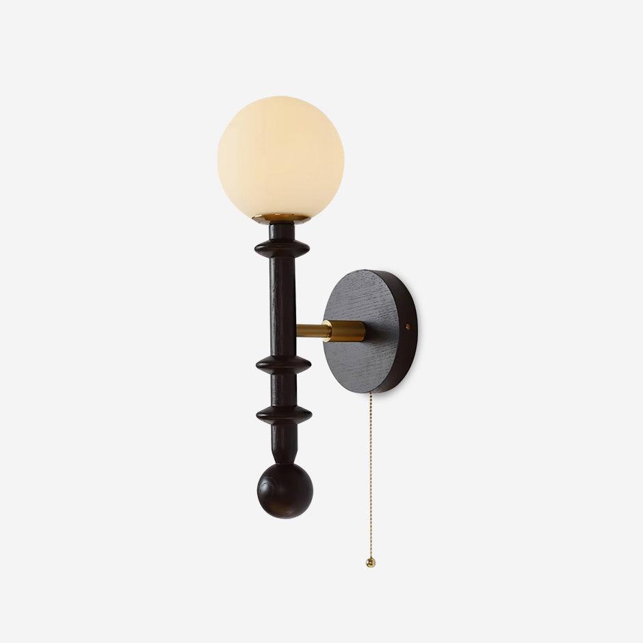 Velno Globe Wall Lamp-Neutral Decor