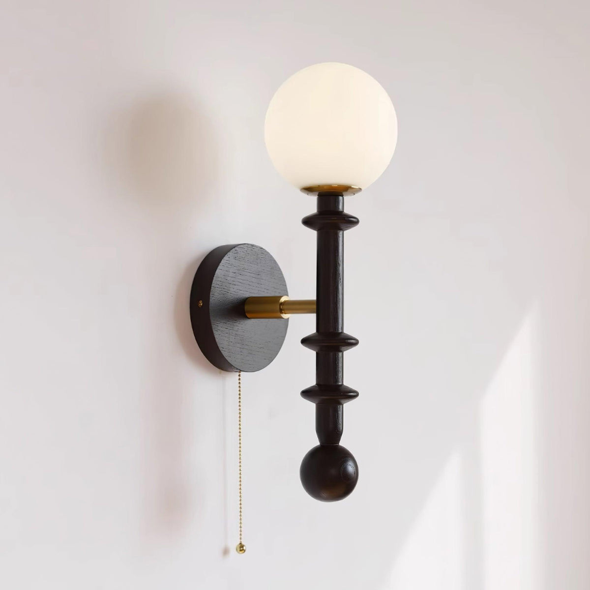 Velno Globe Wall Lamp-Neutral Decor