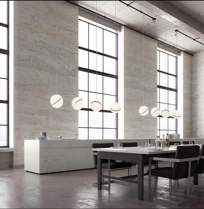 Grevelia Suspension Minimaliste en Verre