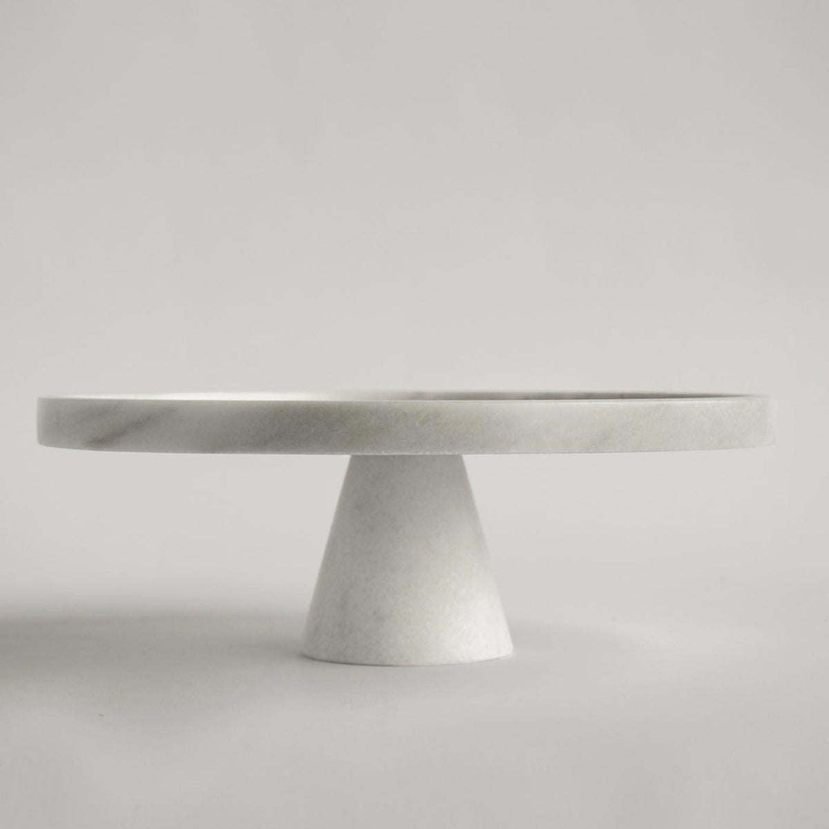 Tesk Plateau sur Socle en Marbre Marquina