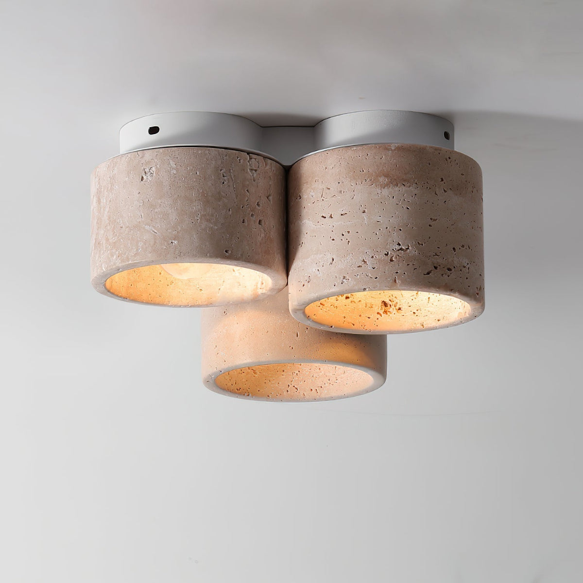 Ritta Ceiling Light 3 head Travertine-Neutral Decor