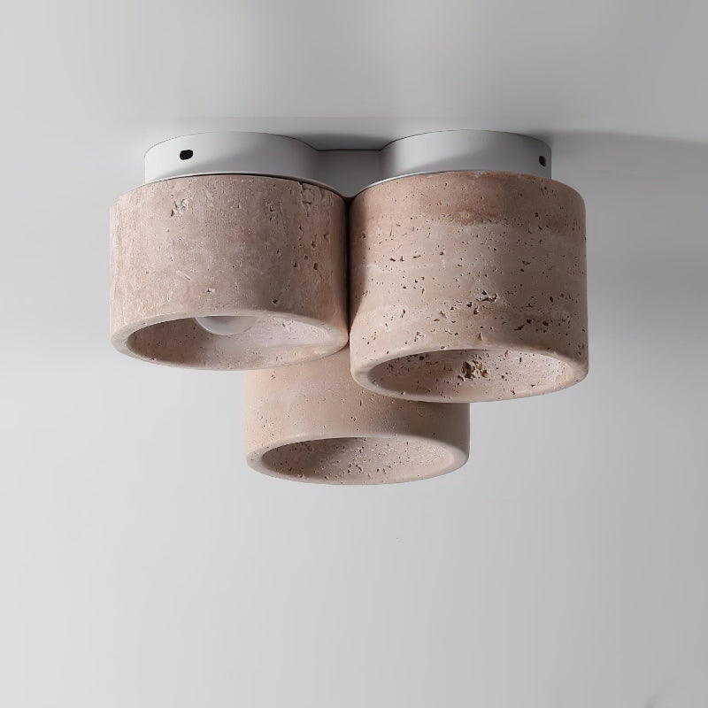 Ritta Ceiling Light 3 head Travertine-Neutral Decor