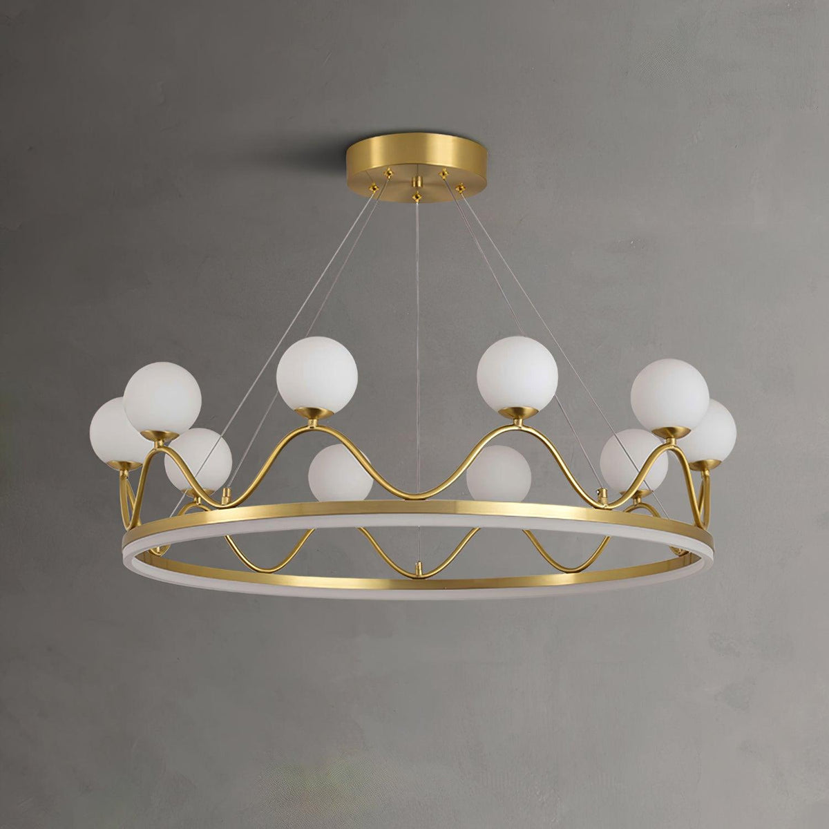 Vianora Lustre en Verre de Luxe