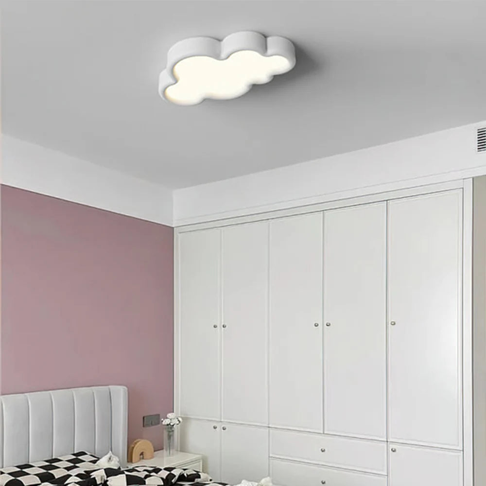 Aria Moderne Nuage Plafonnier Métal Chambre à coucher