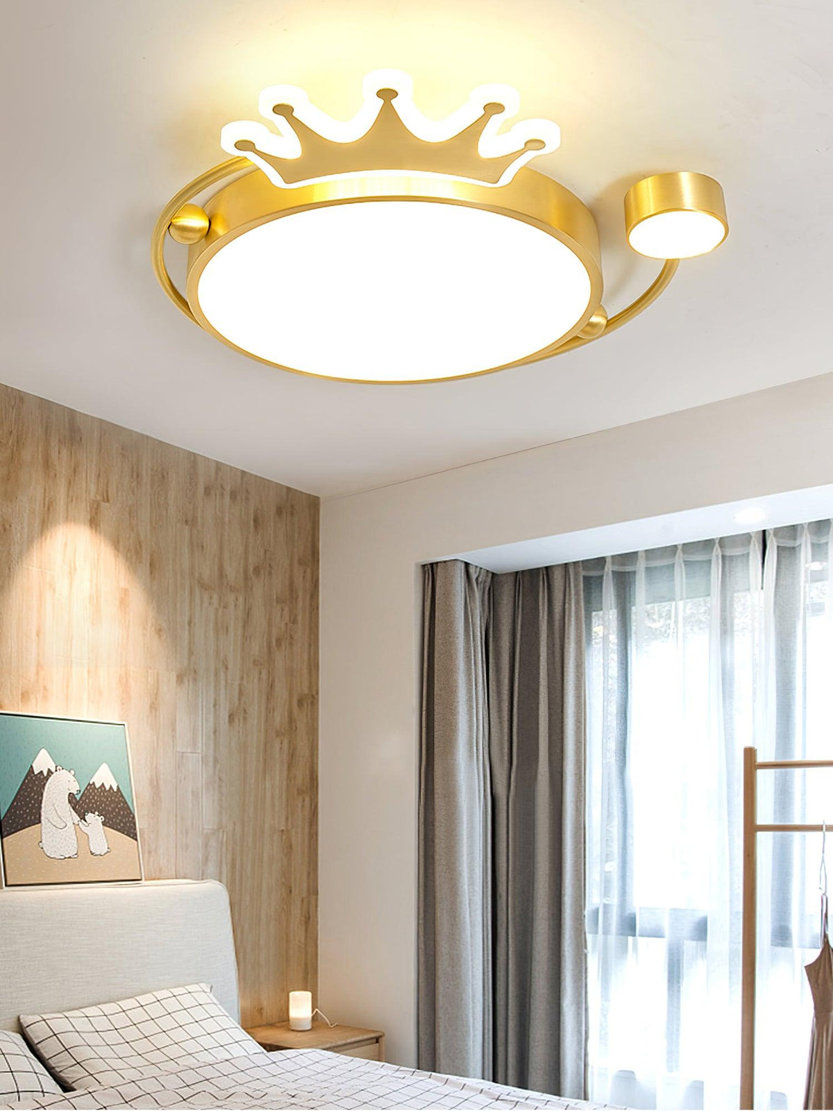 Iselana Lampe Plafonnier Classique Art Couronne