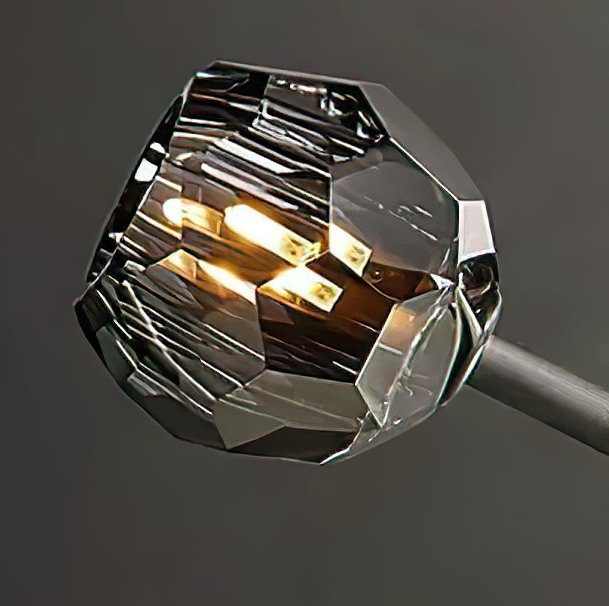 Talene Suspension Lampe Boule en Cristal et Laiton en Grappe