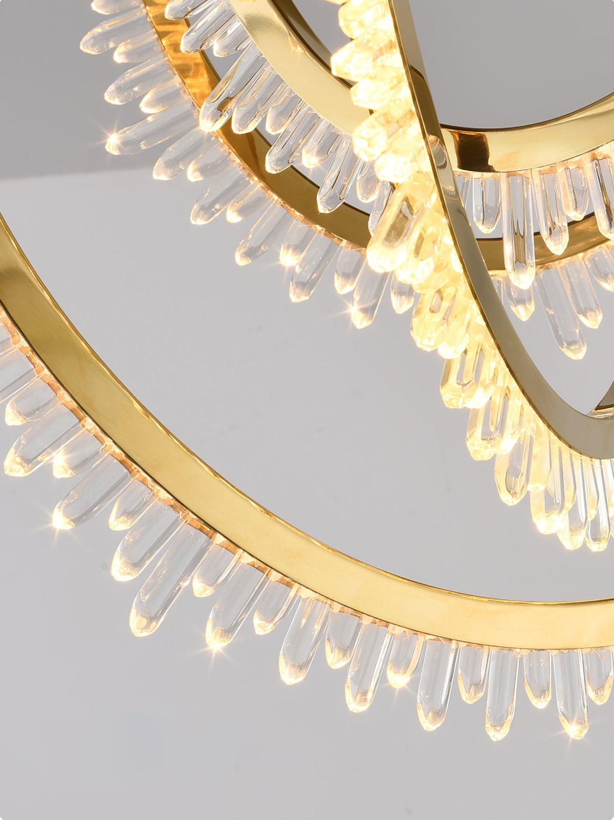 Crystal Lampe Plafonnier Cristal Corde à Créativité Individuelle