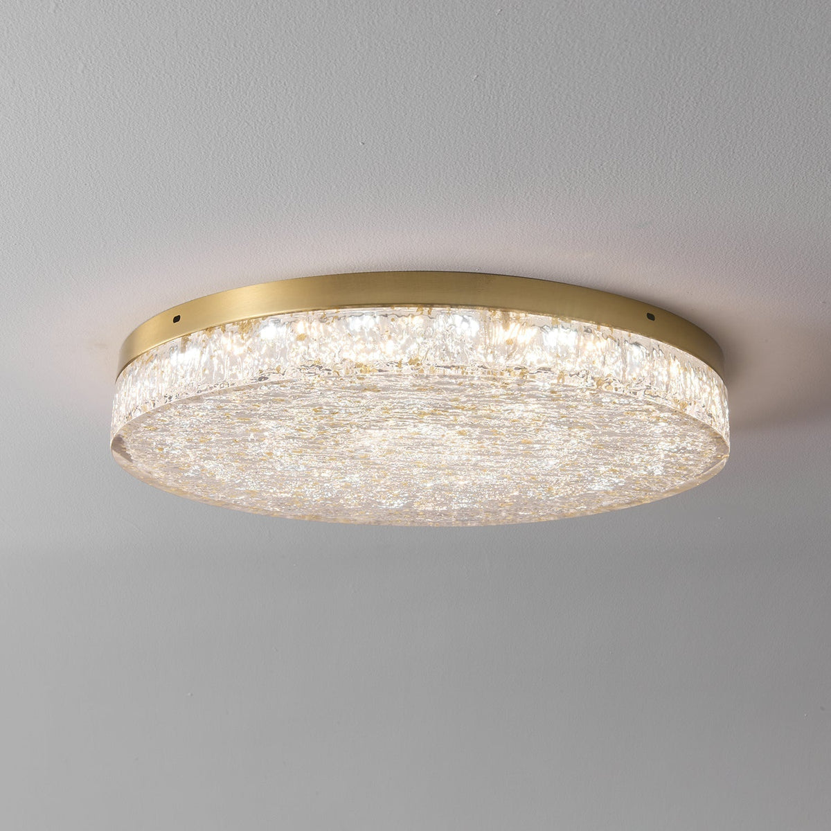 Iselina Plafonnier en Résine Cristal Luxe