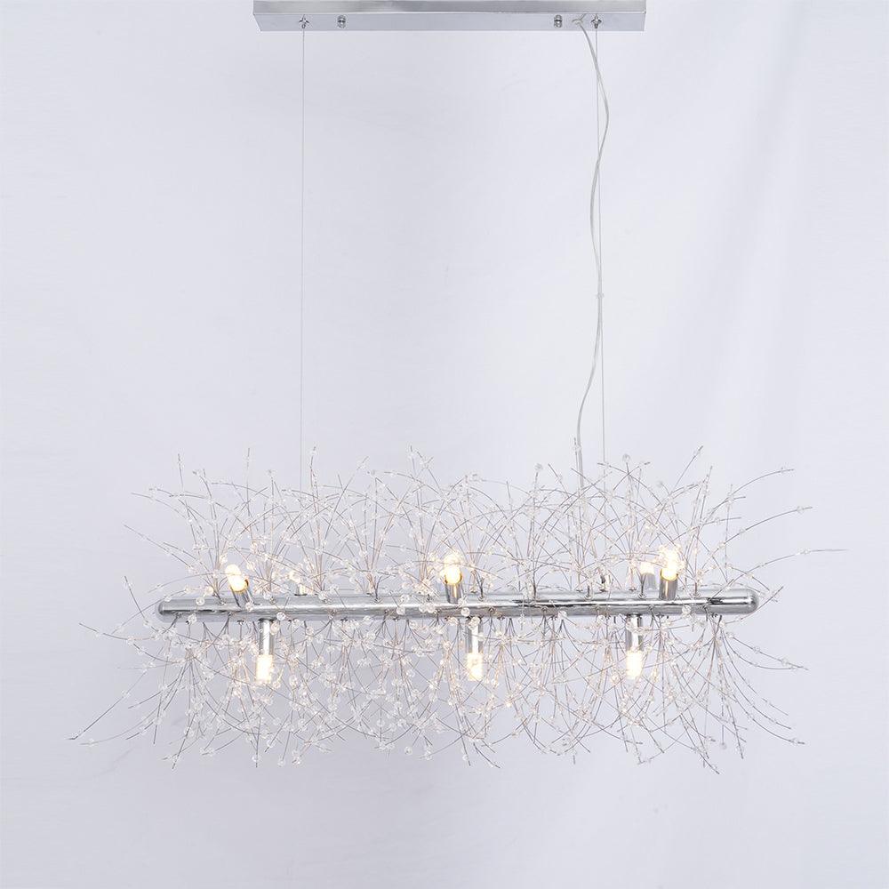 Edressa Lustre Cristal Pissenlit avec Cristaux
