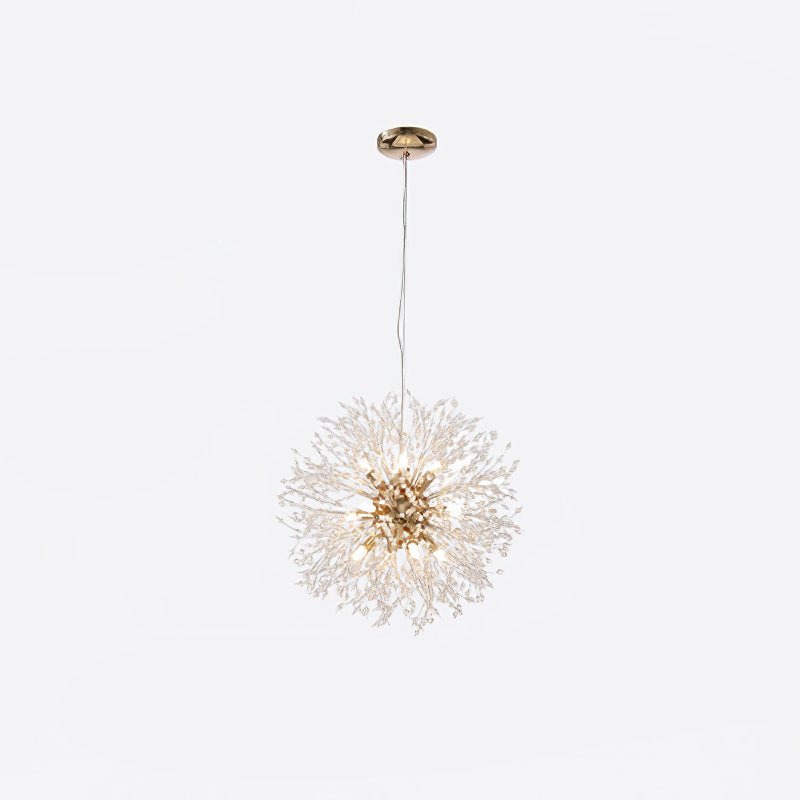 Edressa Lustre Cristal Pissenlit avec Cristaux