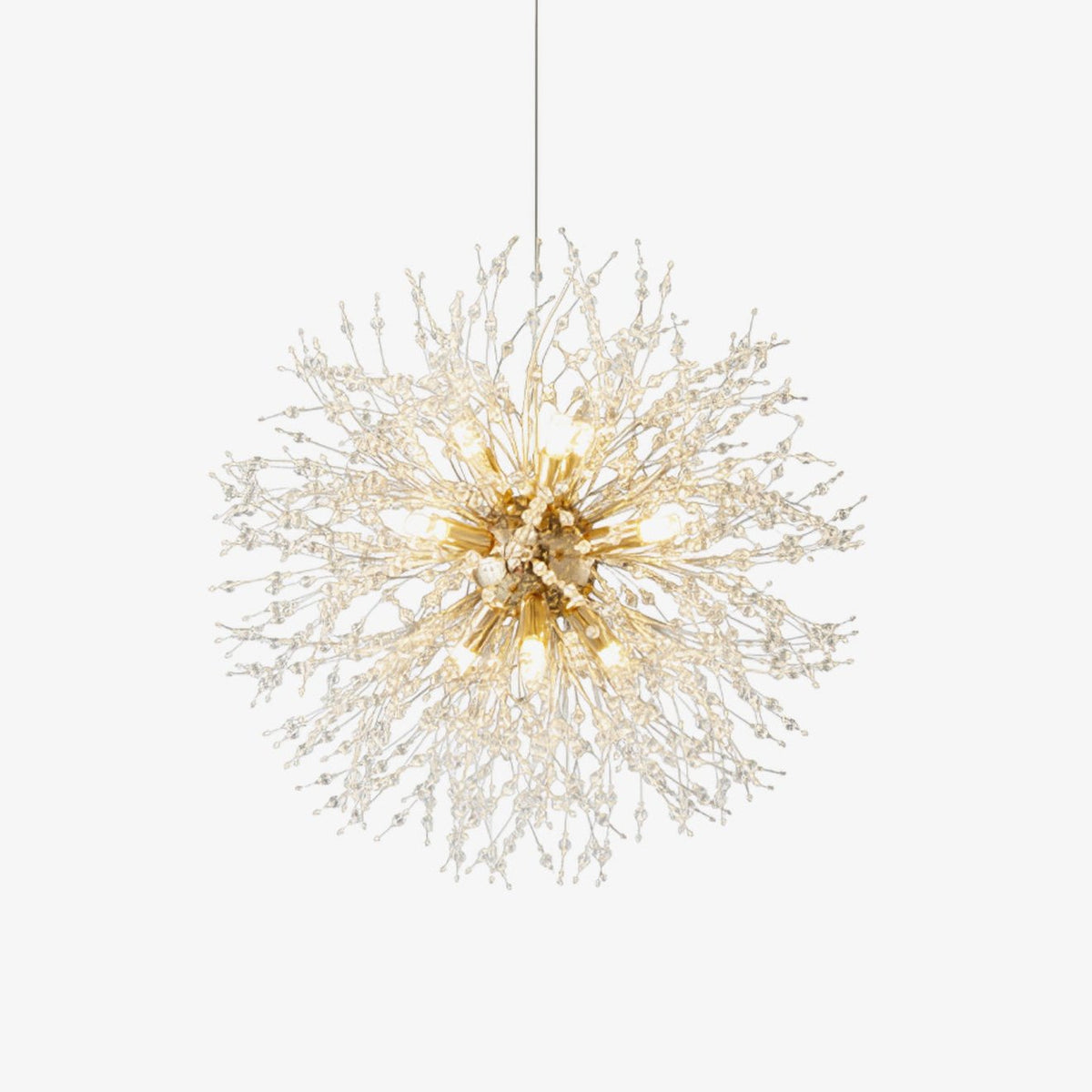 Edressa Lustre Cristal Pissenlit avec Cristaux