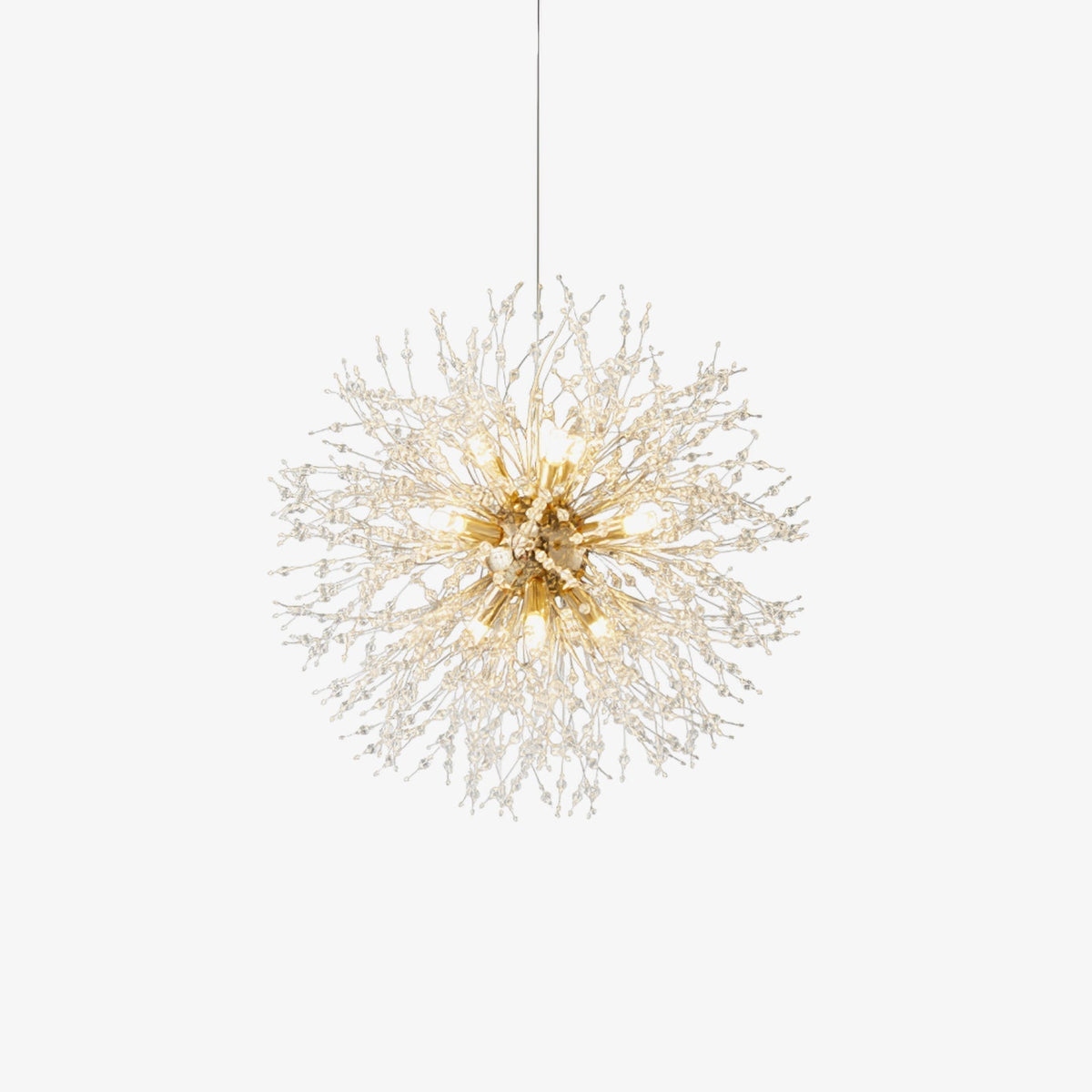 Edressa Lustre Cristal Pissenlit avec Cristaux