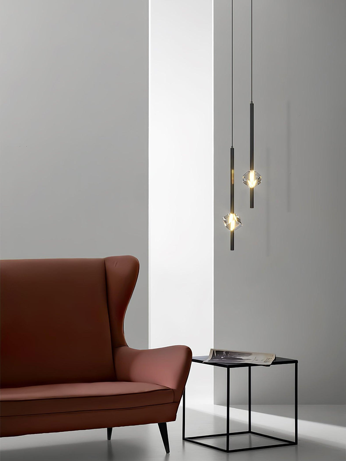 Prism Lustre Suspendu LED En Cristal