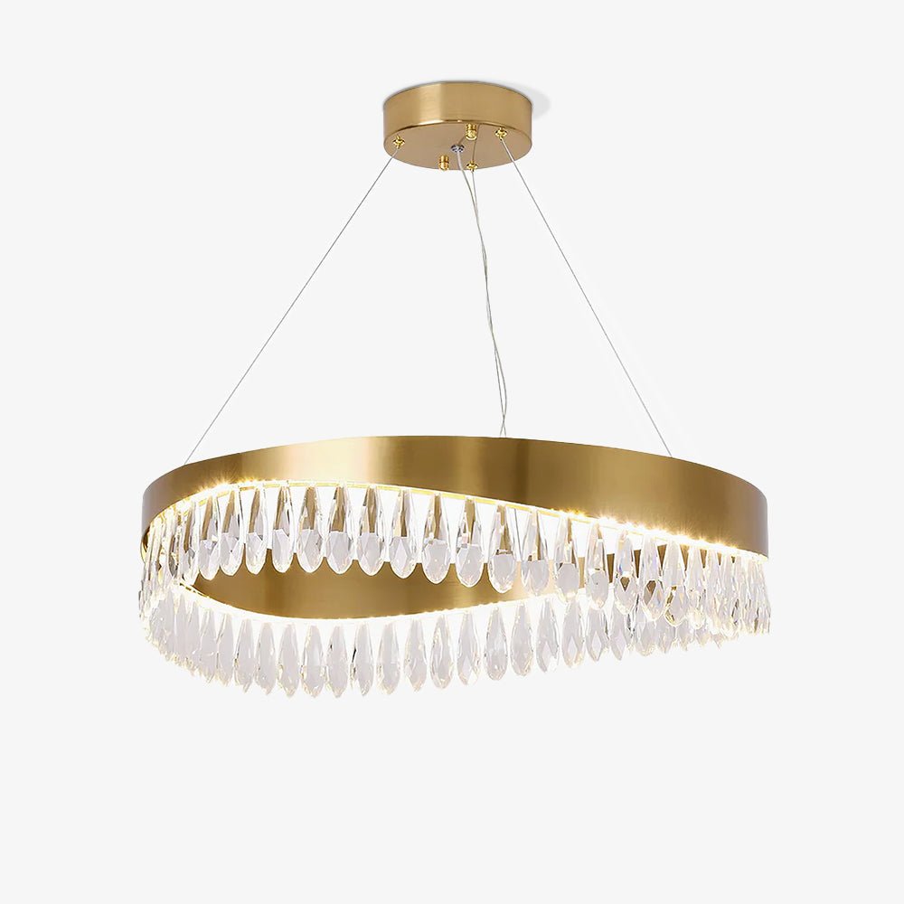 Alvaira Lustre Anneau en Cristal Poli