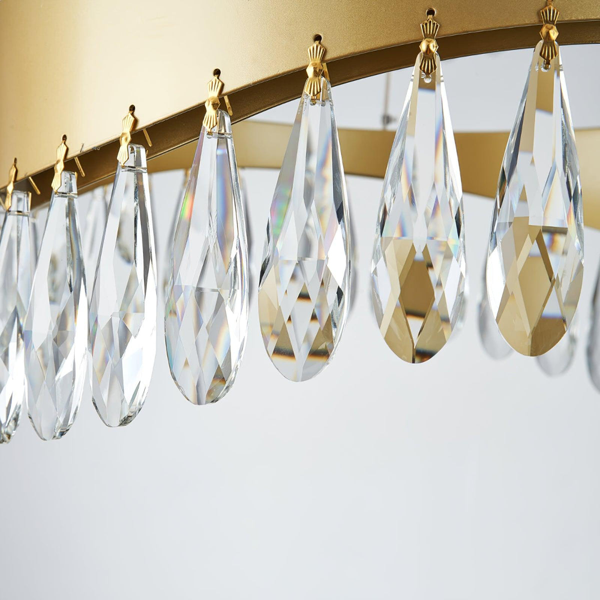Alvaira Lustre Anneau en Cristal Poli