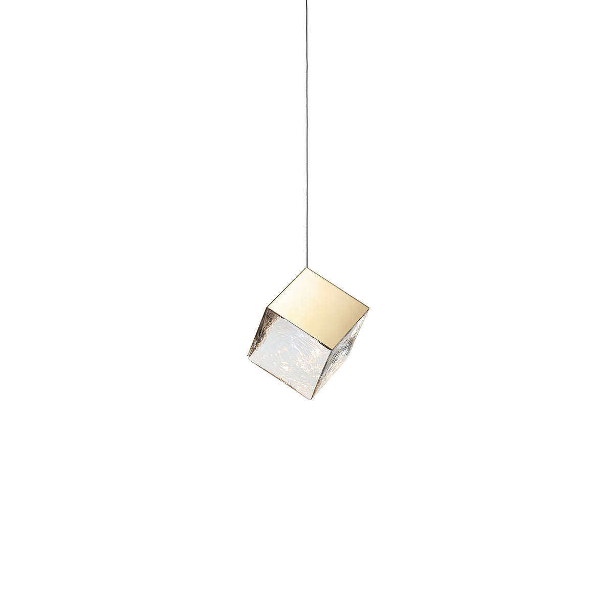 Cubic Luster Cascade Chandelier-Neutral Decor