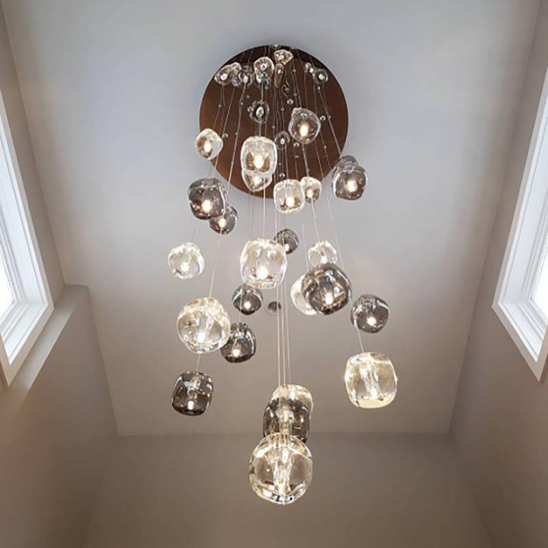 Glowcube Lustre en Cristal Moderne