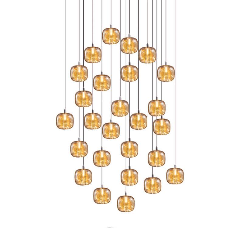 Glowcube Lustre en Cristal Moderne