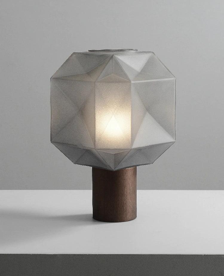Olveira Lampe de Table Art Nordique en Verre Haut de Gamme