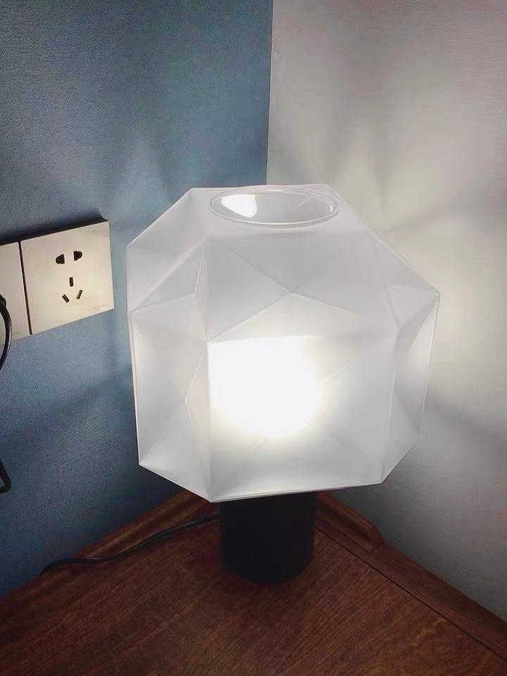 Olveira Lampe de Table Art Nordique en Verre Haut de Gamme