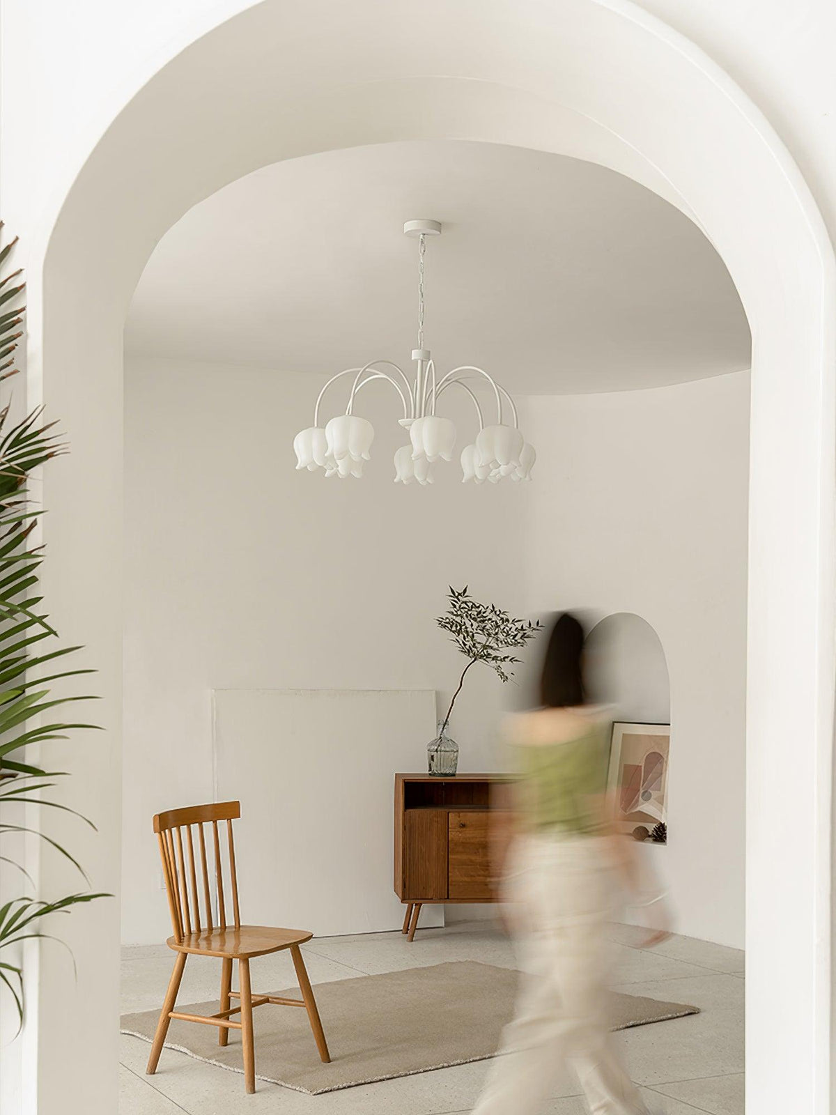 Edrora Lustre Floral Blanc Élégant
