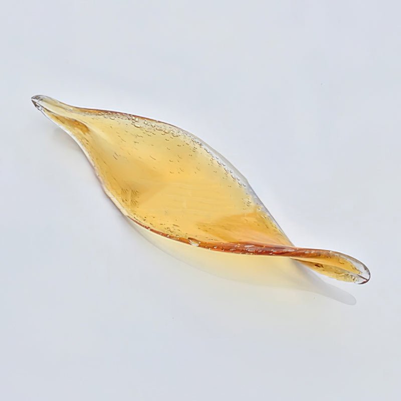Melael Feuille Verre Cascade Lustre