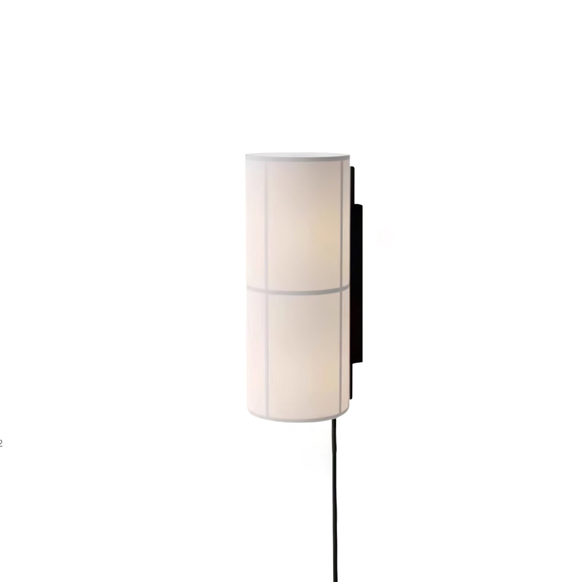 Osa Applique Murale Cylindrique en Tissu Nordic Art à Brancher