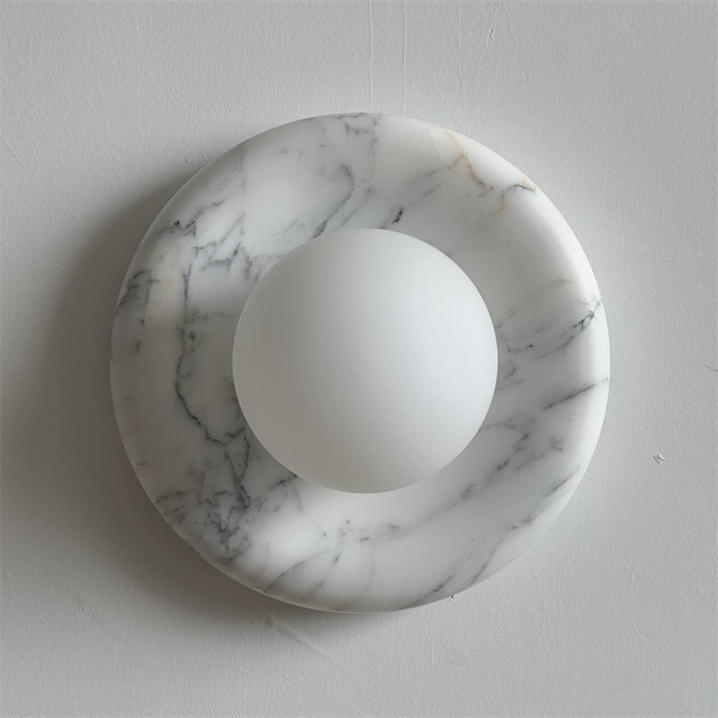 Zoraean Applique Murale Marbre Blanc Élégance Premium