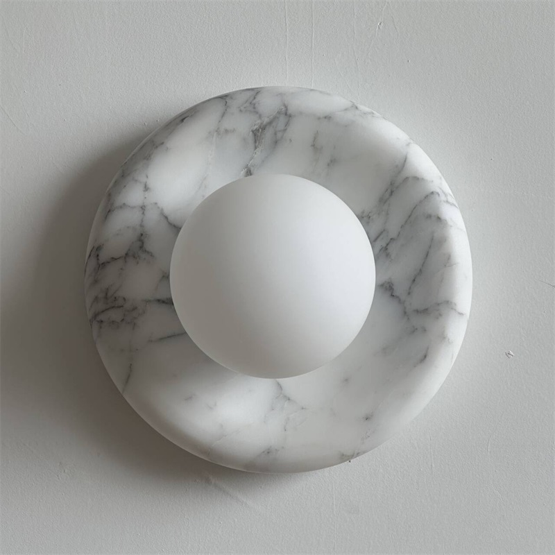 Zoraean Applique Murale Marbre Blanc Élégance Premium