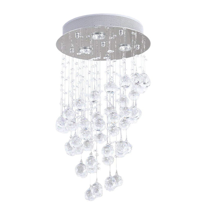 Arisha Intérieur Longues Plafonnier Métal Verre Salon Couloir