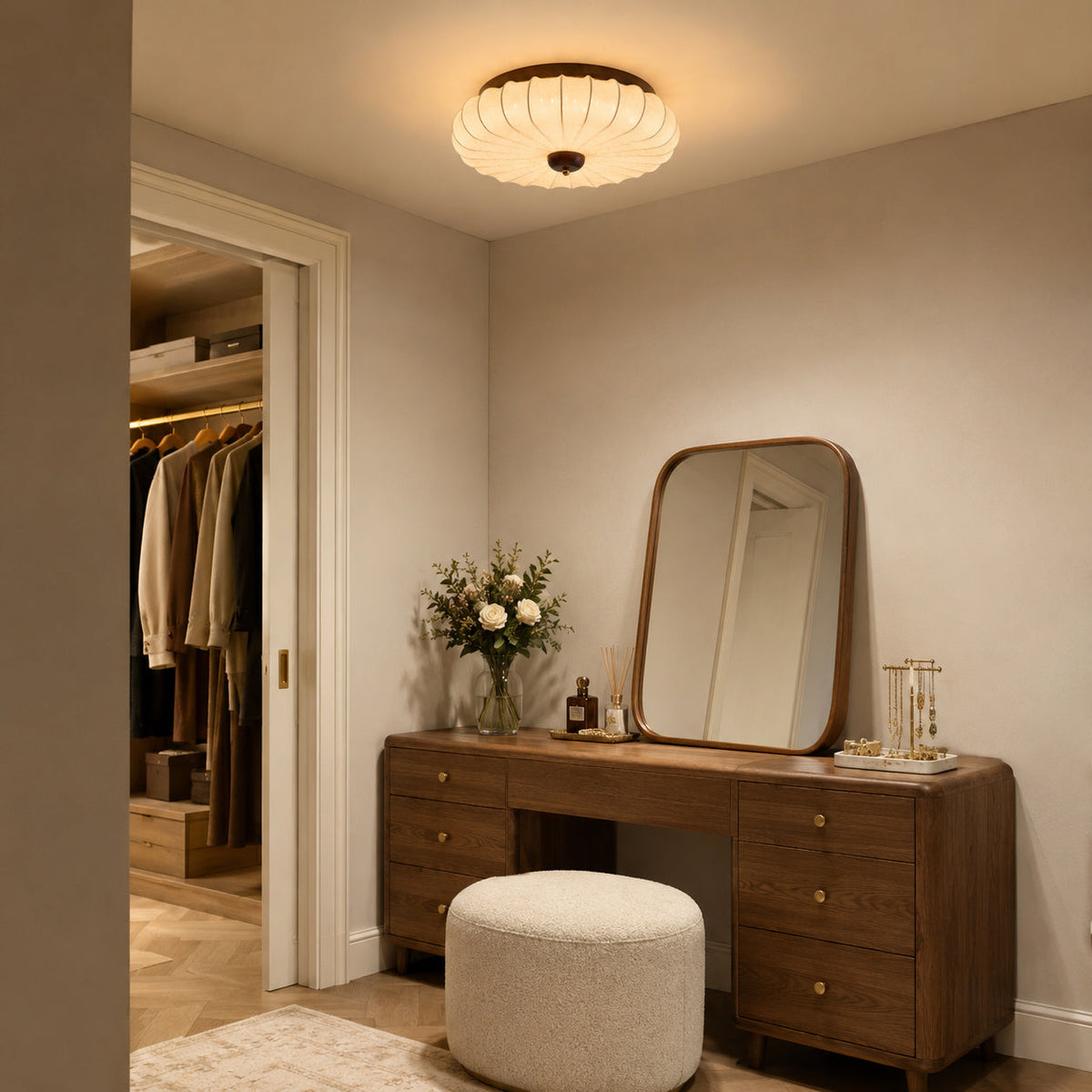 The 40cm size variant of the Tate Flush Mount.