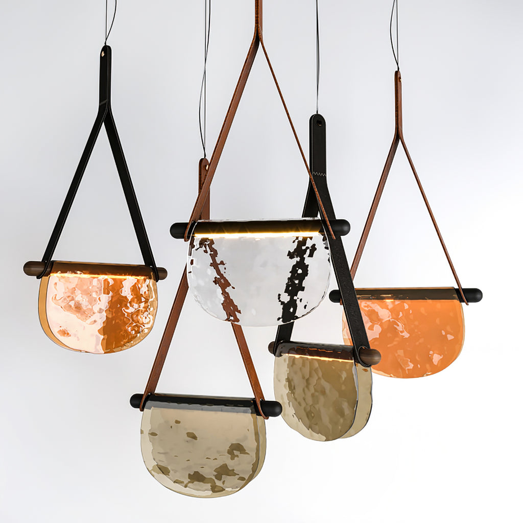 Knack Lampe à Suspension En Métal Et Verre Minimaliste Moderne
