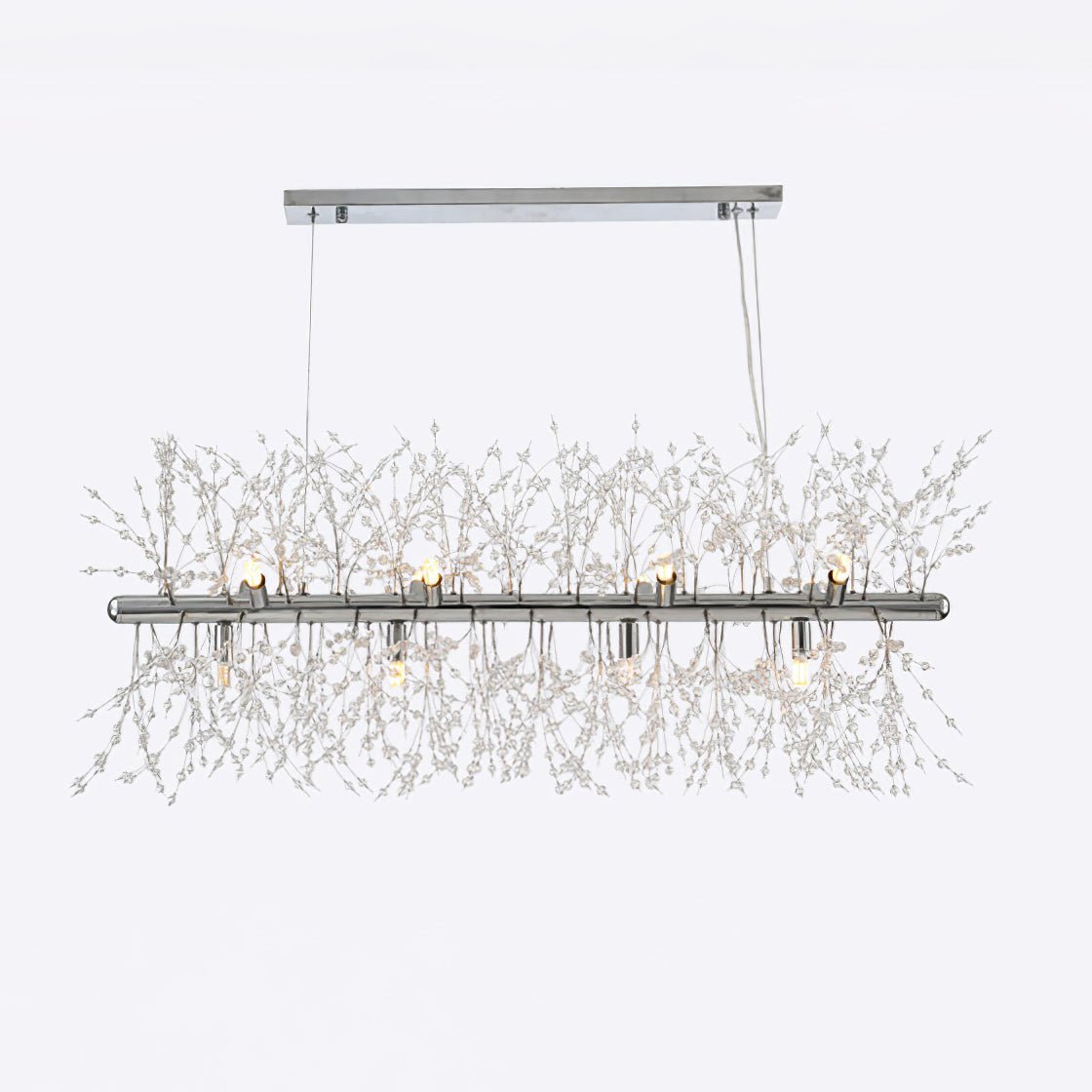 Bastiana Lustre Laiton Linéaire Cristal Branche