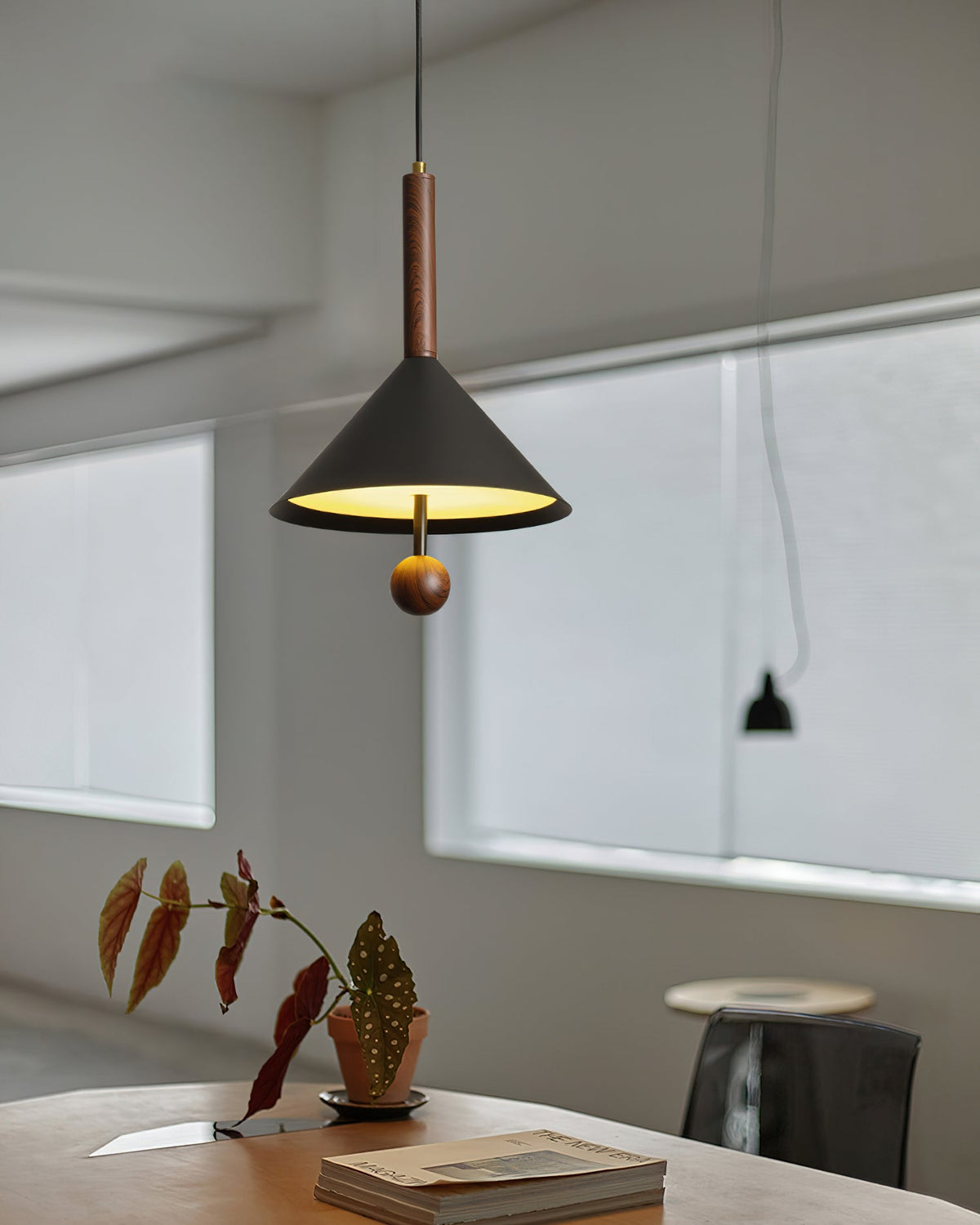 Veyra Cone Pendant Light-Neutral Decor