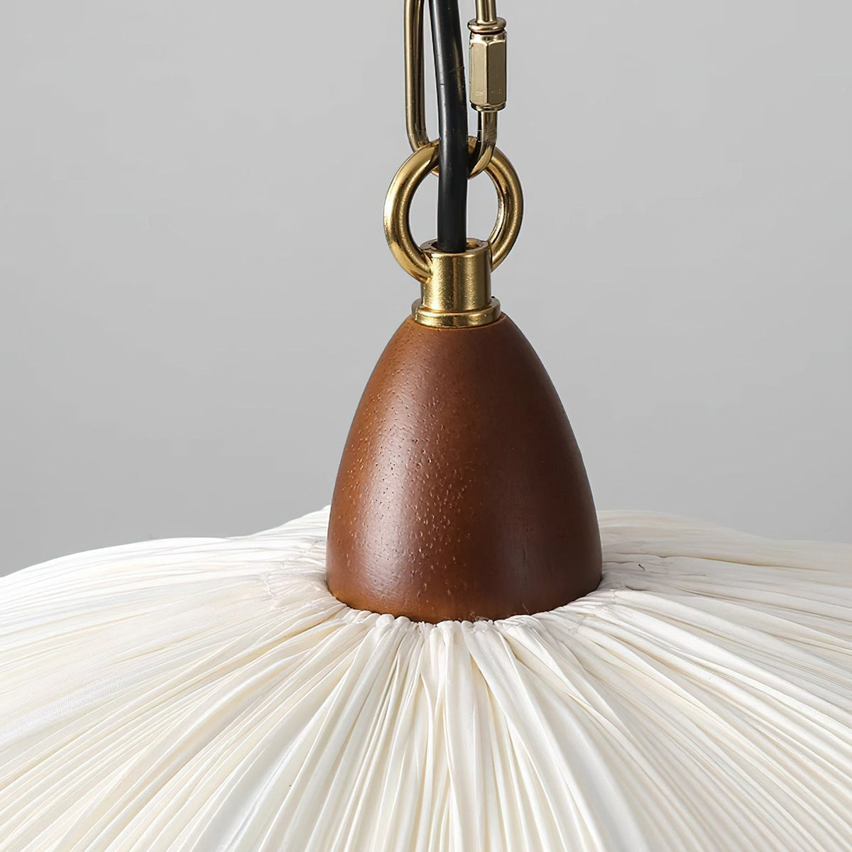 The Dawson Pendant Light turned off, showcasing its material and color.