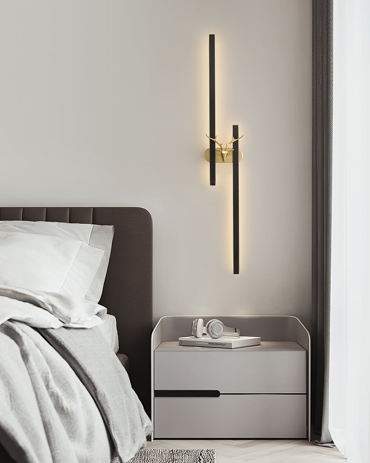 Thereline Classique Cerf Laiton Applique