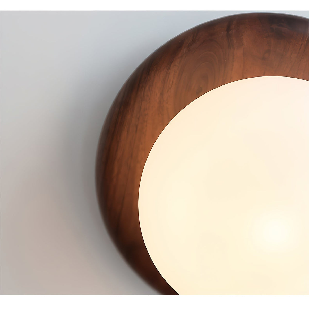 Product dimensions of the Abel wood disk light.