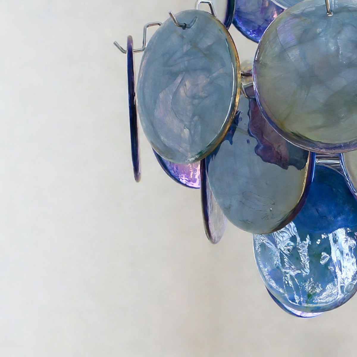 Brette chandelier hanging in a formal foyer.