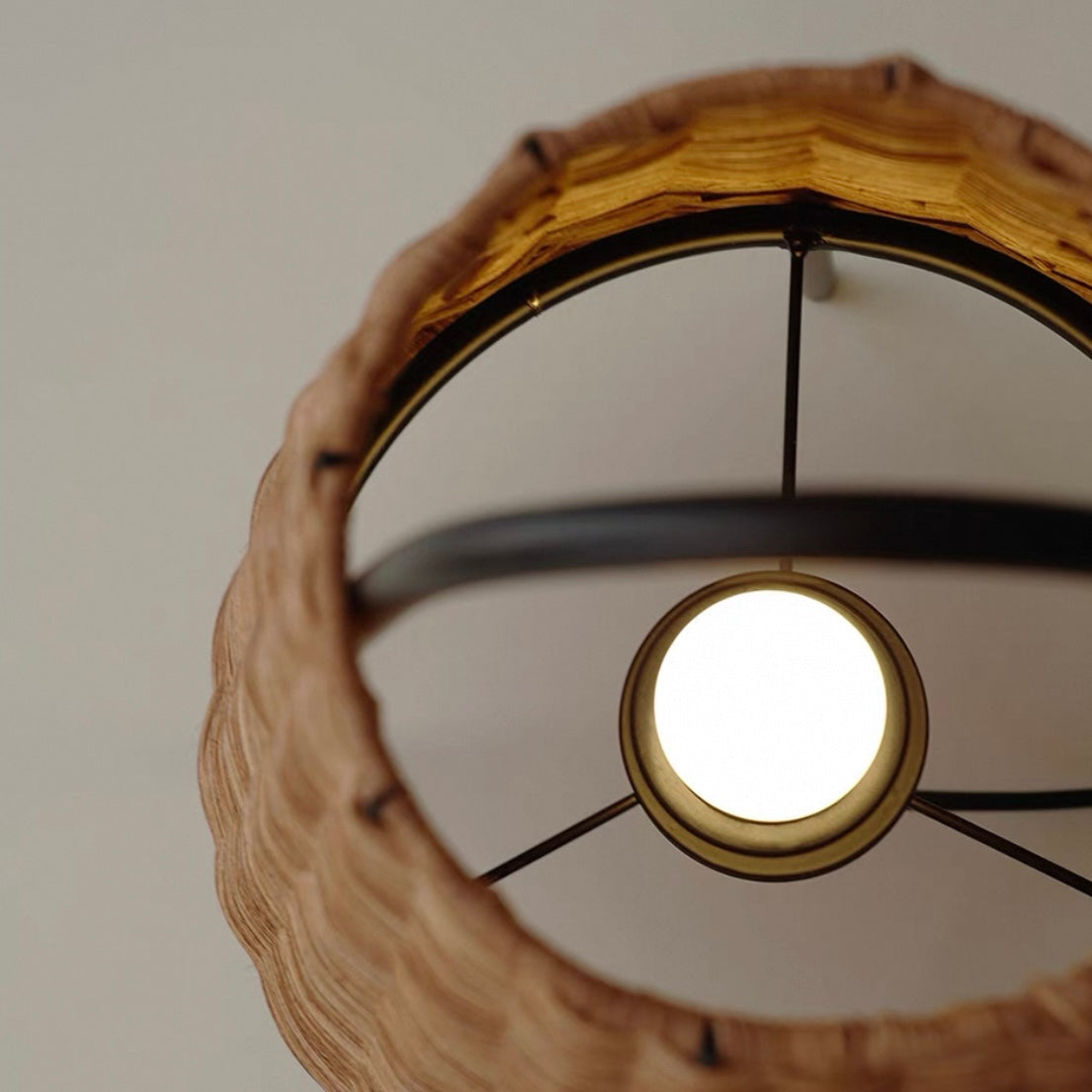 The Catalina lamp against a plain background to show its silhouette.