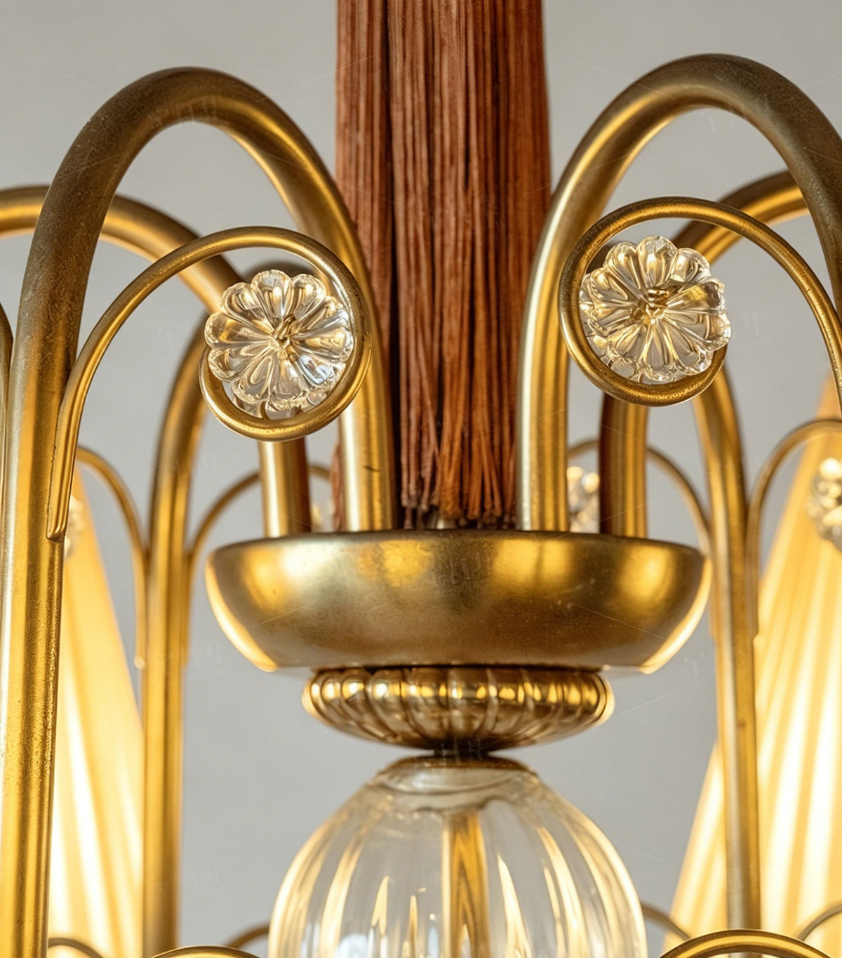 A comparison image showing the three available sizes of the chandelier side-by-side.