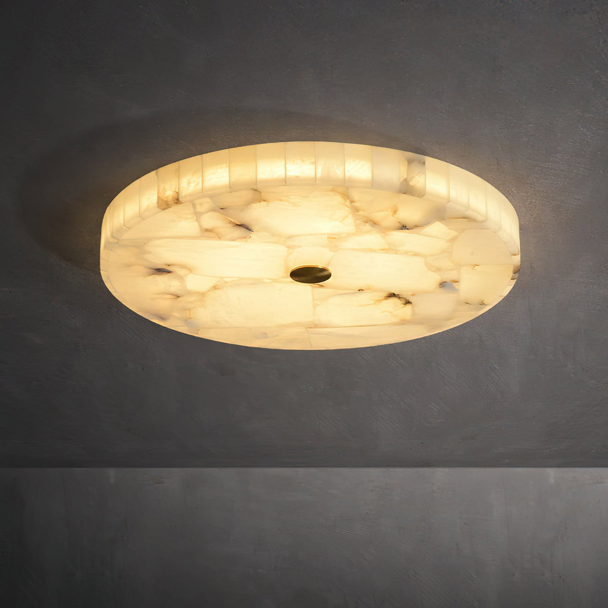 The 60cm Darrow Alabaster Ceiling Mount.