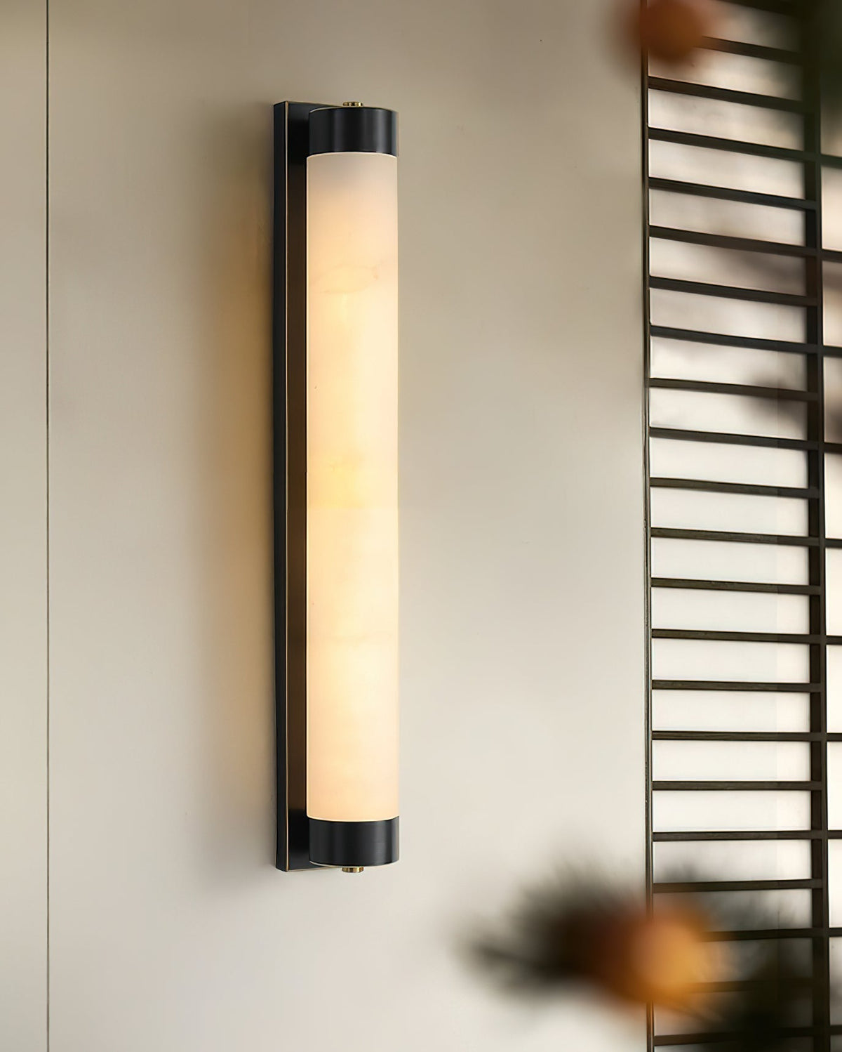 Close-up of the integrated LED light source area.