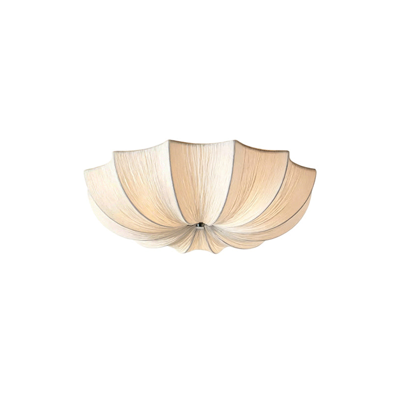 The large 31.5-inch Margot Pleated Flush Mount as a statement ceiling fixture.