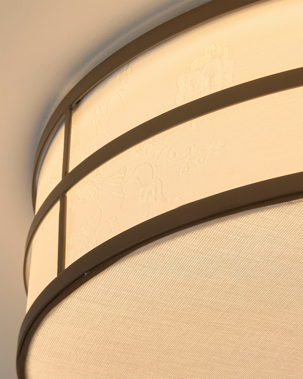 Product shot of the 16.5-inch Ray LED Flush Mount on a white background.