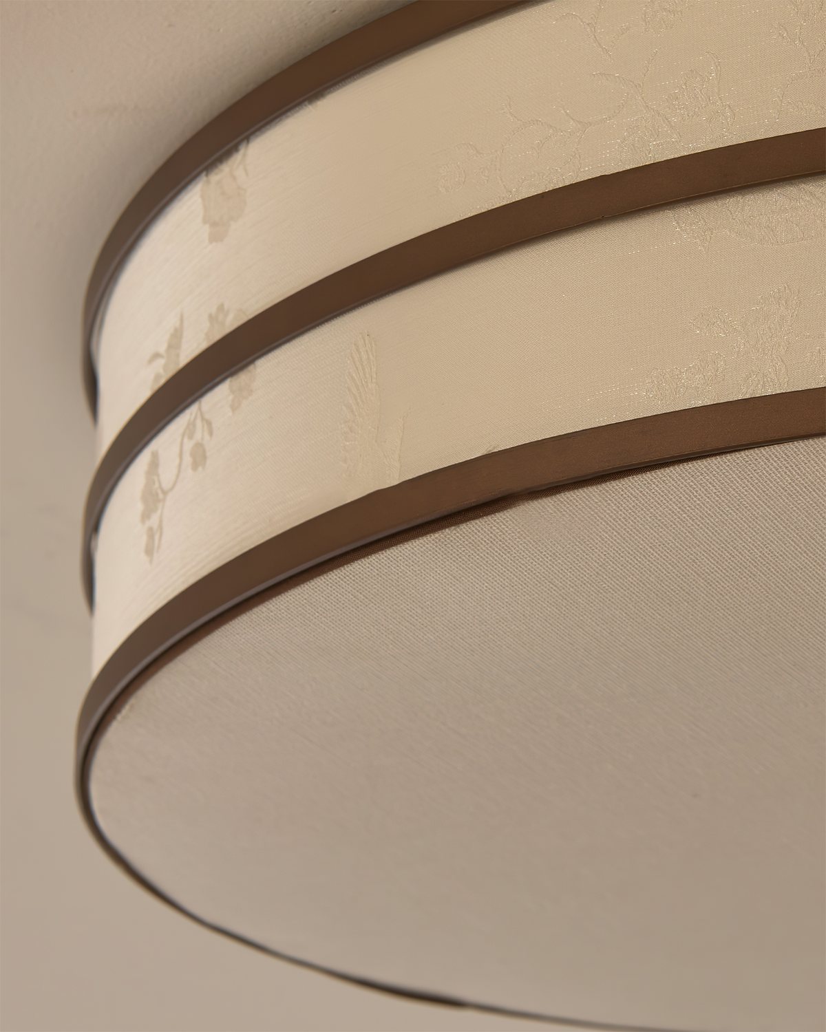 Product shot of the 20.5-inch Ray LED Flush Mount on a white background.