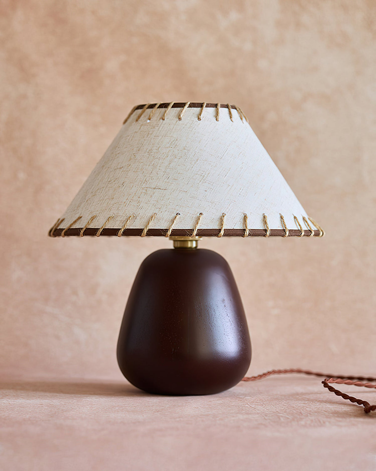 Model B of the Douglas Table Lamp, taller variant, on a nightstand.