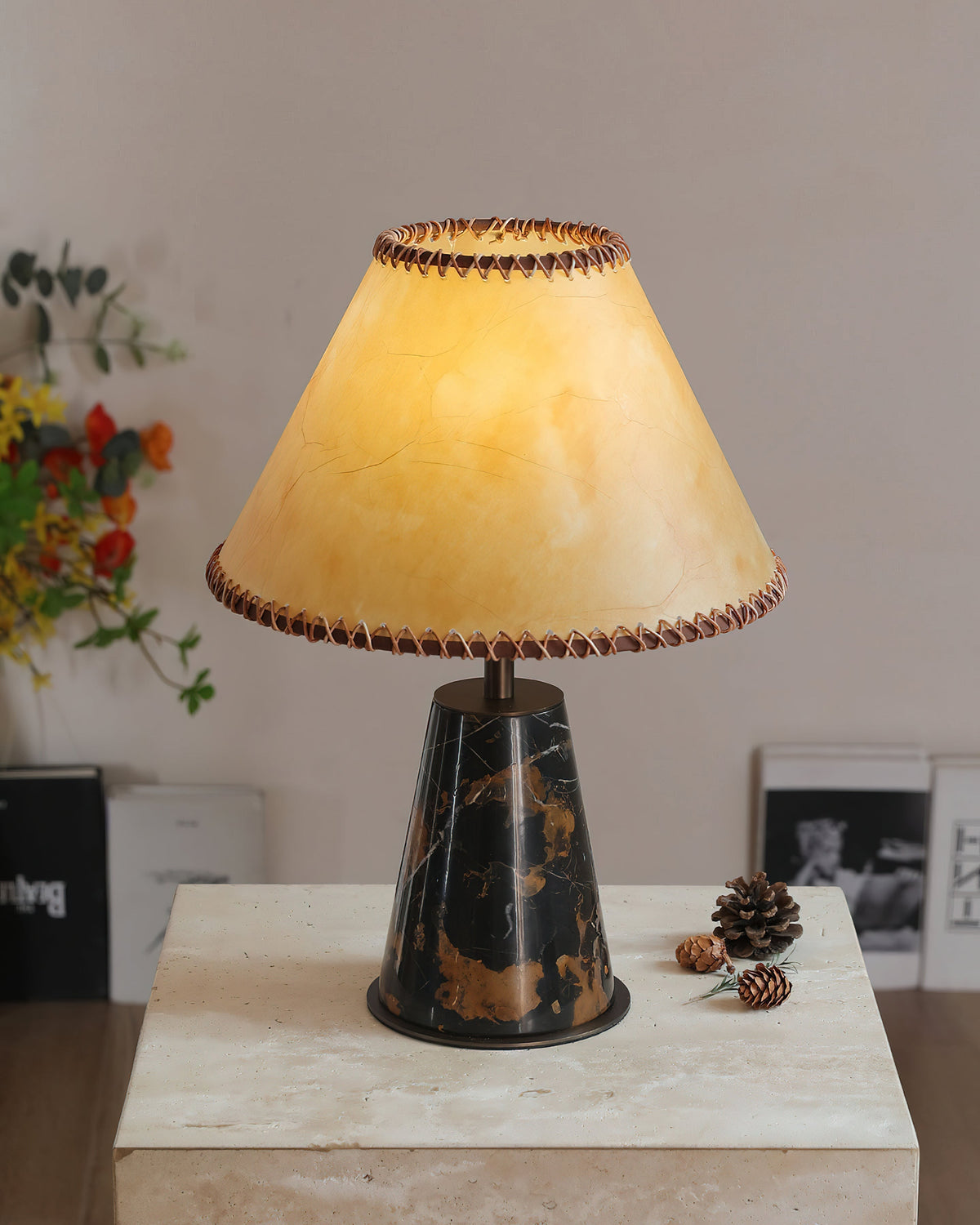 Side profile of the Sedona Table Lamp against a plain background.