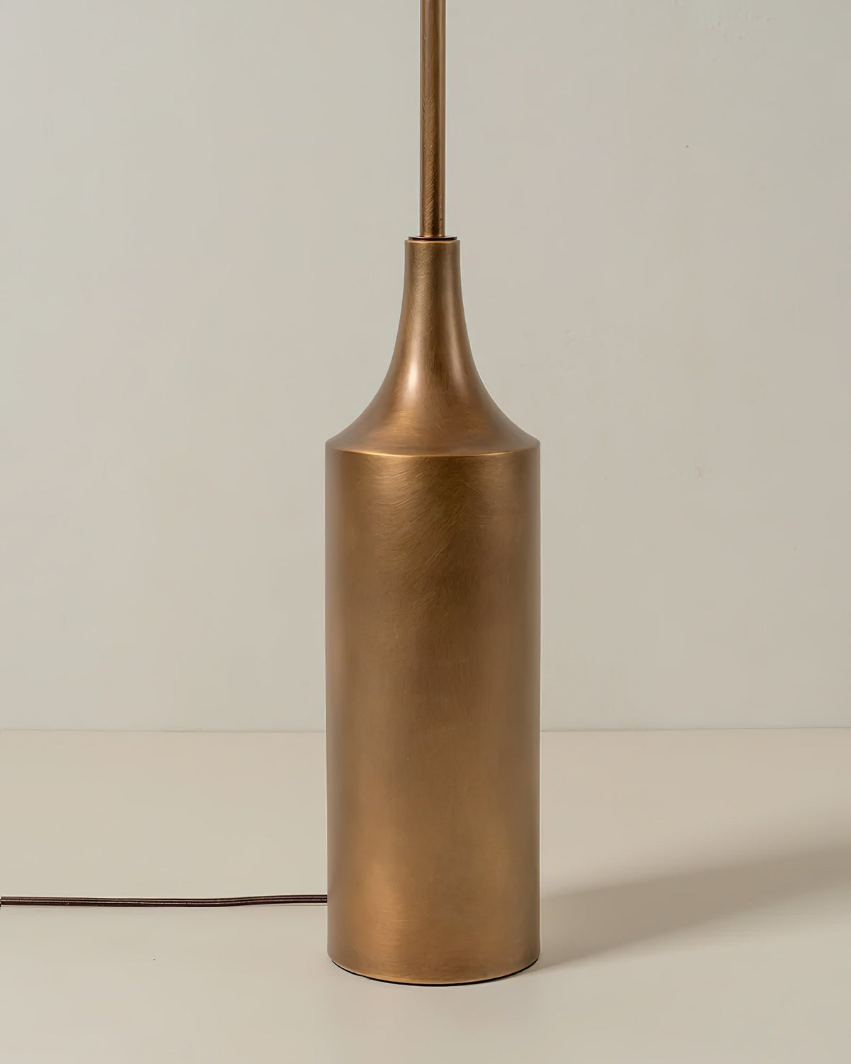 The Sierra Floor Lamp viewed from a different angle, highlighting its bottleneck curve stem.