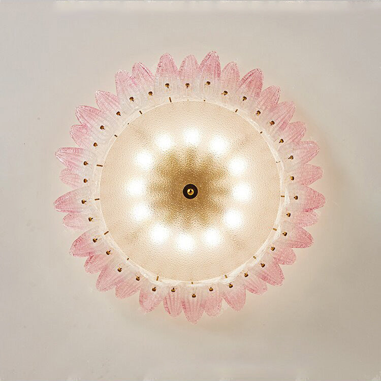 A view showing the scale of the Treviso Ceiling Mount in a room.