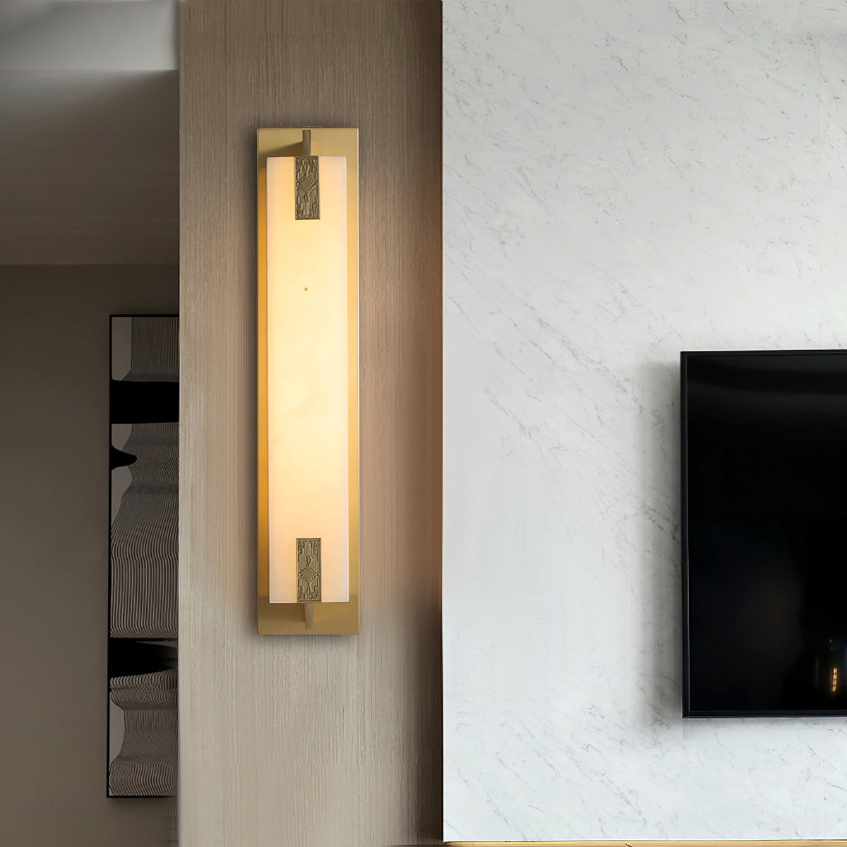Kelen Alabaster Wall Lamp 4 Style-Neutral Decor